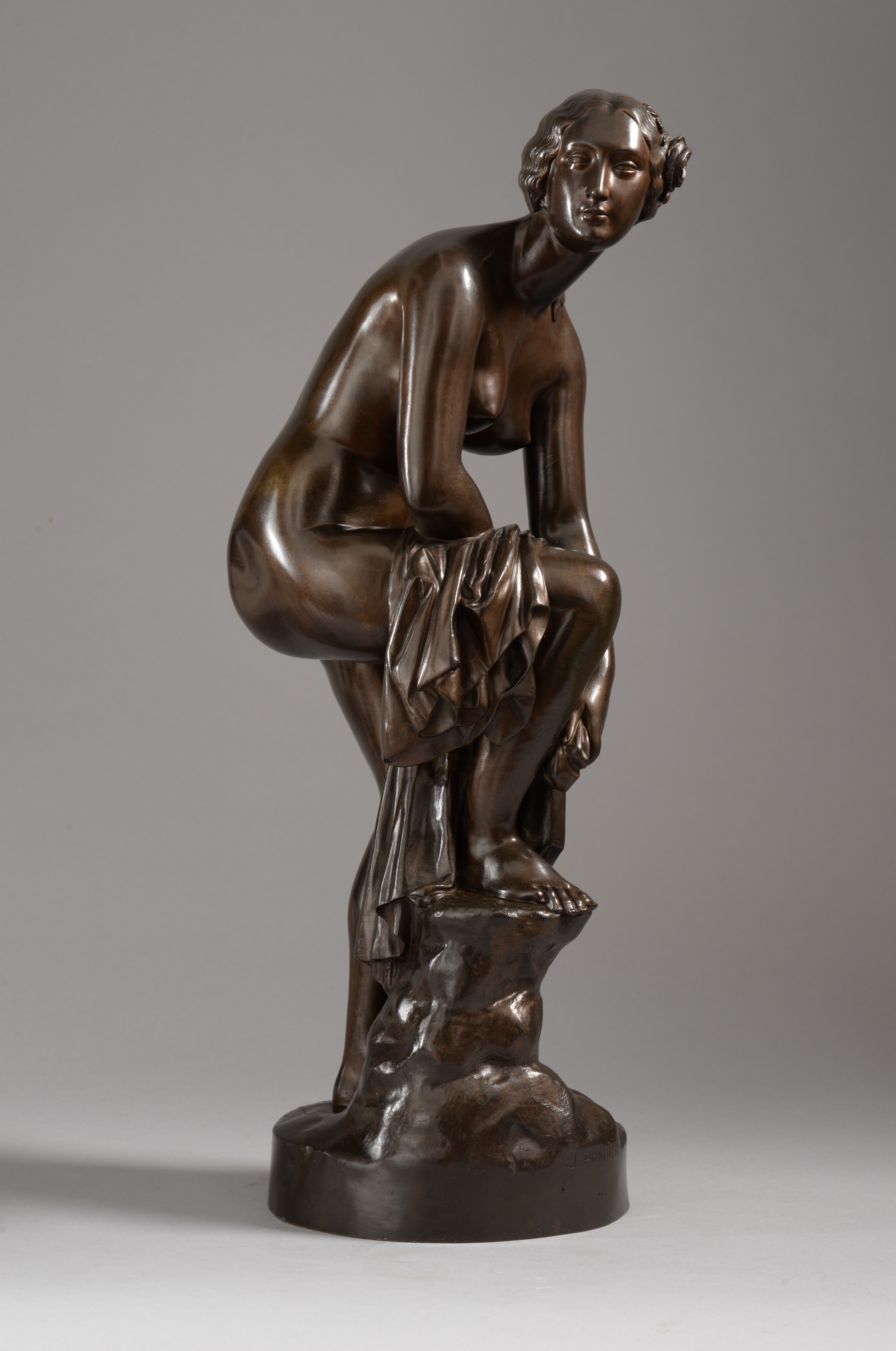 LA TOILETTE, also called "Baigneuse" (1844)